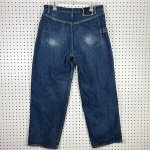 Sean John Carpenter Wide Leg Denim Jeans 34x31 90s Worn Streetwear‎ Skate Baggy